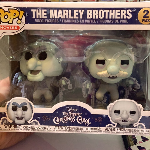 Funko Pop Movies Disney The Muppet Christmas Carol The Marley Brothers 2 Pack