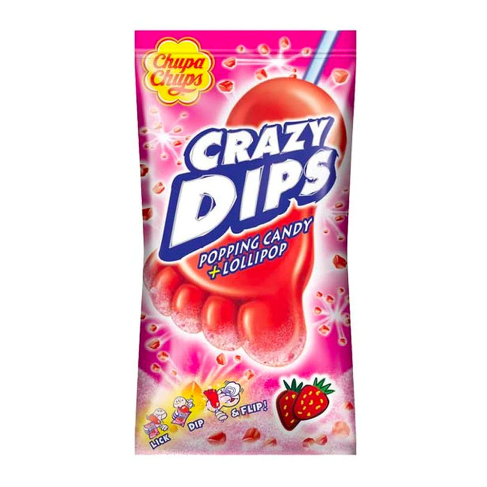 Chupa Chups Crazy Dips Strawberry (14g) – POP Shop & Gallery