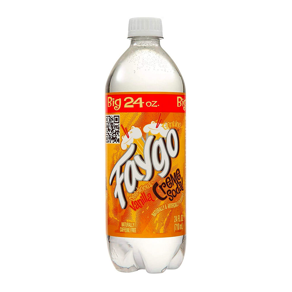 faygo cotton candy soda, 24 oz (24 bottles) 