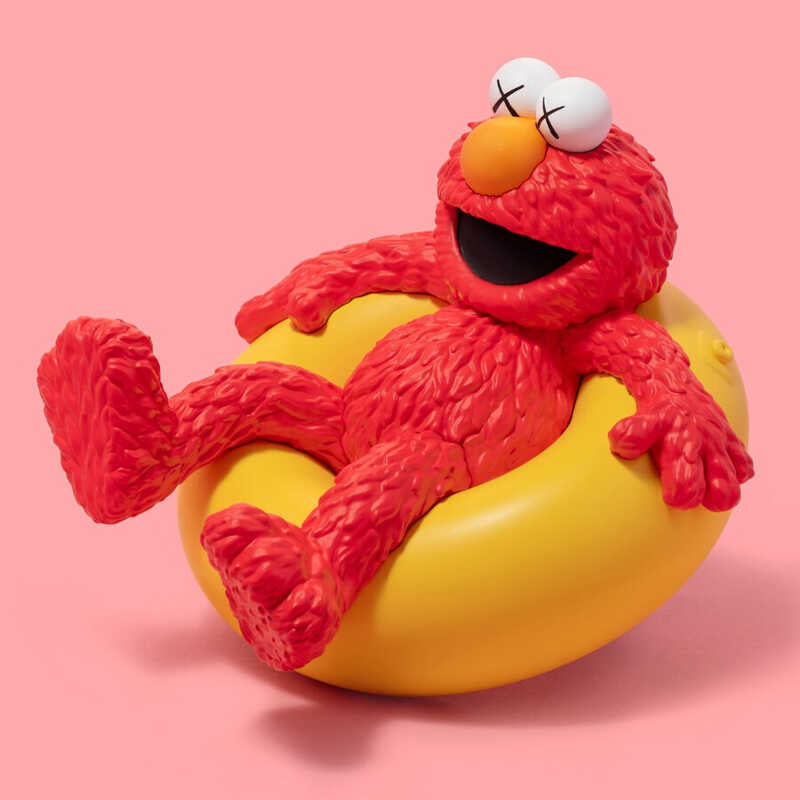 KAWS x 2025 Elmo Floating Collectible Figure – POP SHOP & GALLERY