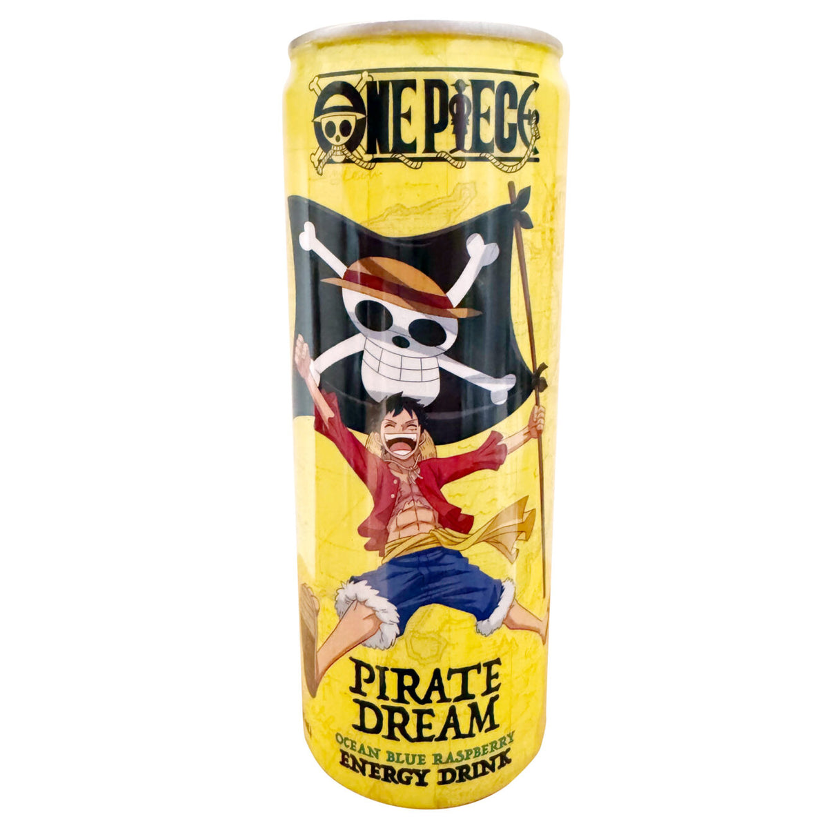 One Piece Pirate Dream Energy Drink 12oz | Boston America – POP
