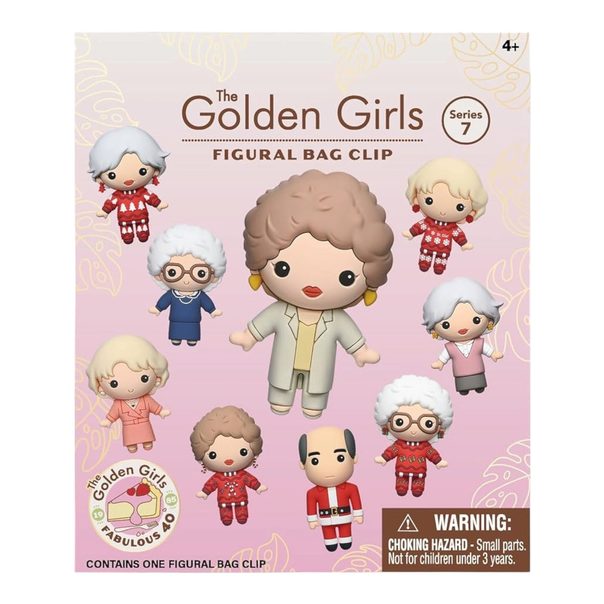Golden Girls Series 7 Mystery 3D Foam Bag Clip – Blind Bag – POP