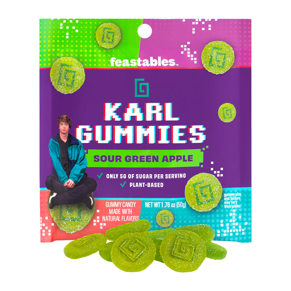 Karl Gummies Sour Green Apple (50g) POP Shop & Gallery