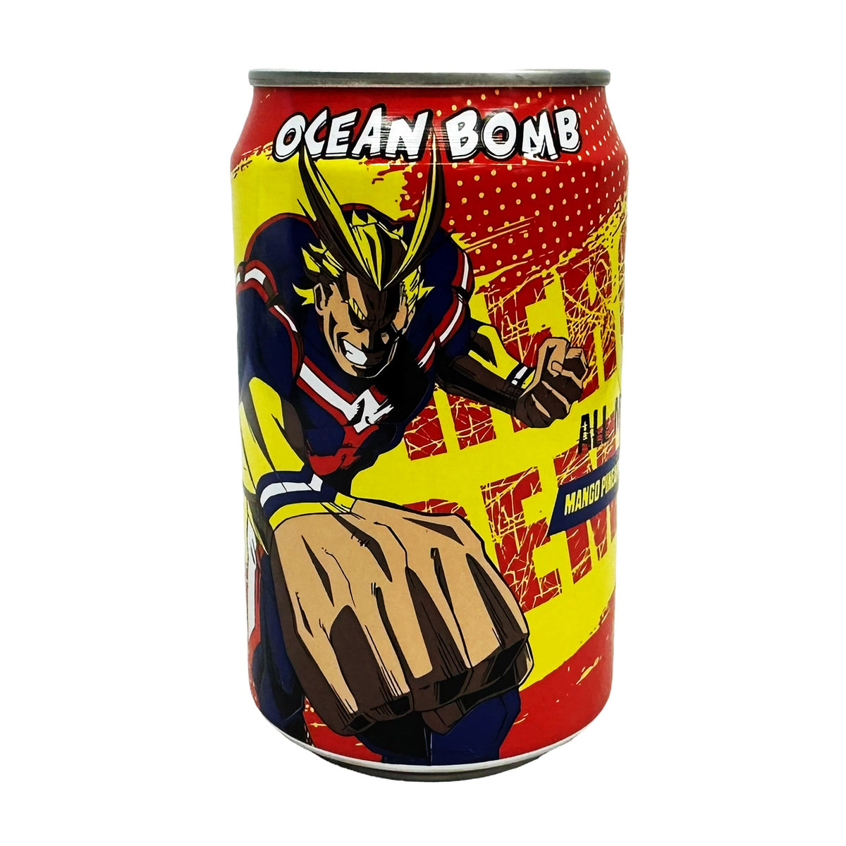 Ocean Bomb My Hero Academia All Might Mango Sparkling Pineapple Flavor –  POP SHOP & GALLERY