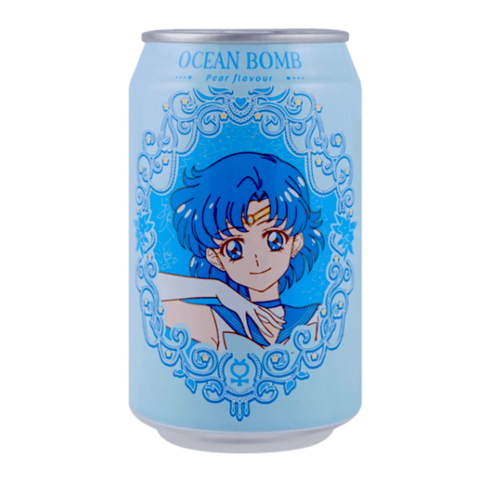 Ocean Bomb Sailor Moon Sparkling Water Pear Flavor (330ml) (Taiwan