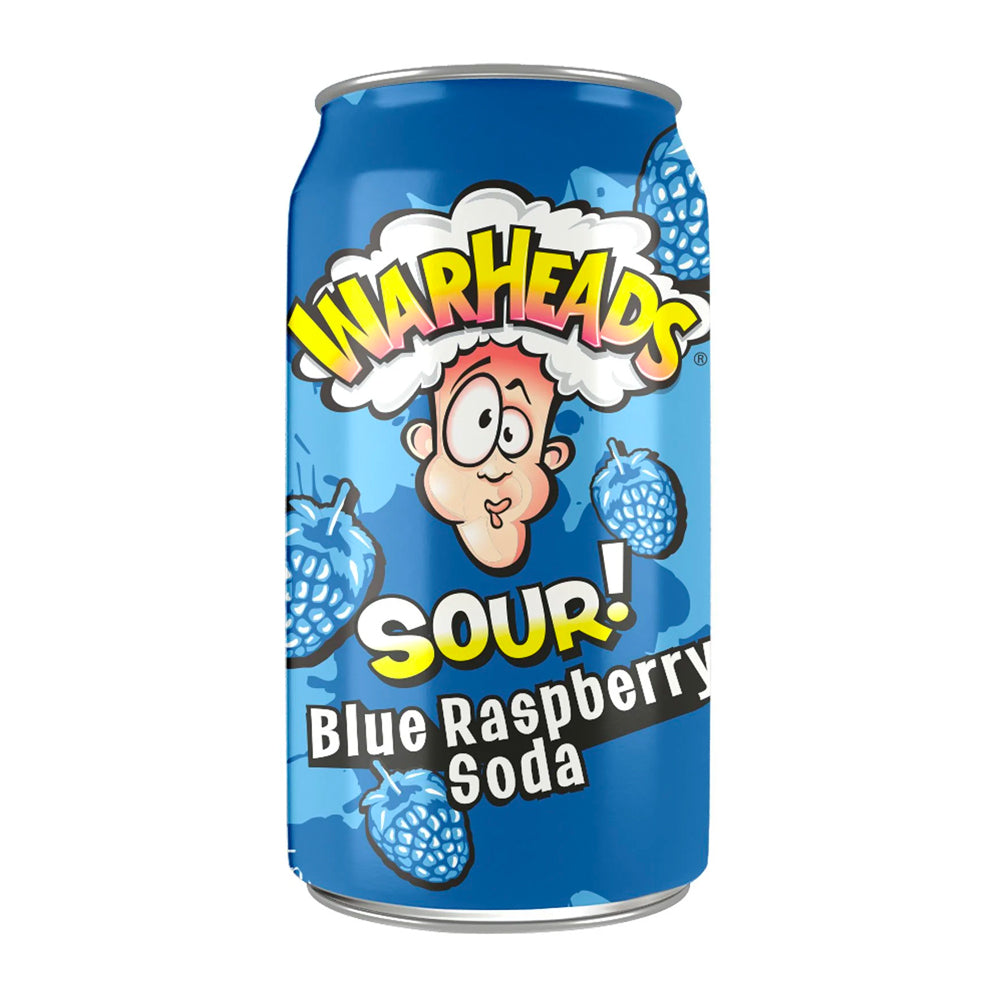 Warheads Sour Blue Raspberry Soda 355ml POP SHOP GALLERY warheads-sour-blue-raspberry-soda-355ml-pop-shop-gallery