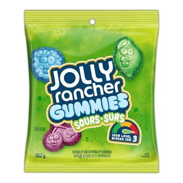 Jolly Rancher Gummies Sours Surs (182g)(Canada)