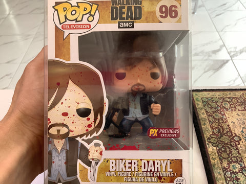 Funko Pop Television The Walking Dead Biker Daryl 96 PX PREVIEWS EXCLUSIVE