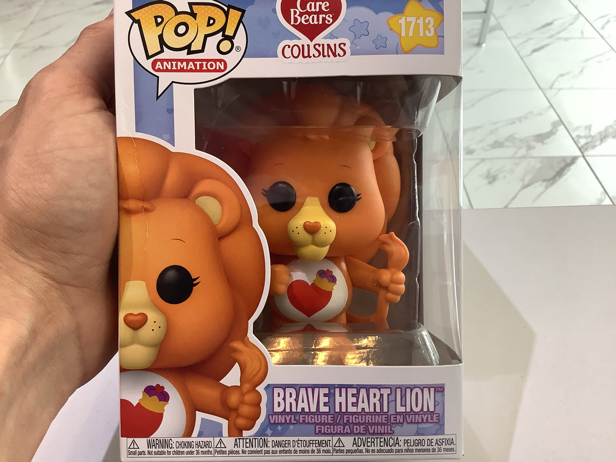 Funko Pop Animati9n Care Bear Cousins Brave Heart Lion 1713 – POP SHOP & GALLERY