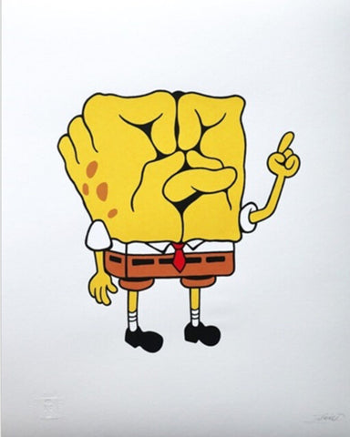 2Choey - Sponge Bob Fine Art (Framed)