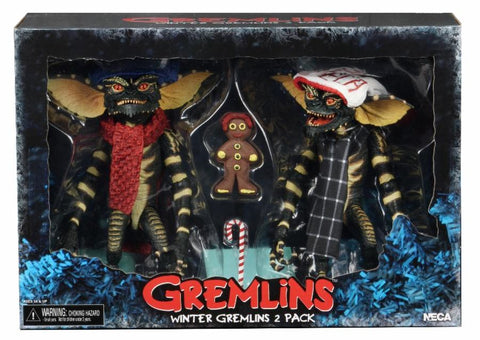 NECA x Gremlins  7” Scale Action Figure - Christmas Carol Winter Scene 2 Pack (Set 1)