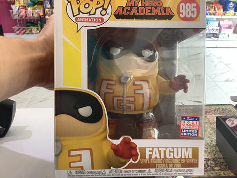 Funko Pop Animation My Hero Academia Fatgun 985 FUNKO 2021 SUMMER CONVENTION LIMITED EDITION