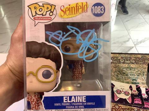 Funko Pop Television Seinfeld Elaine 1083 AUTOGRAPHED