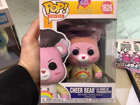 Funko Pop Movies Care Bears X Universal Monsters Cheer Bear As Bride of Frankenstein 1626