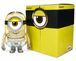 Kidrobot x Minions "The Rise Of Gru" Goggles & Bones Collectible Art Figure - Yellow