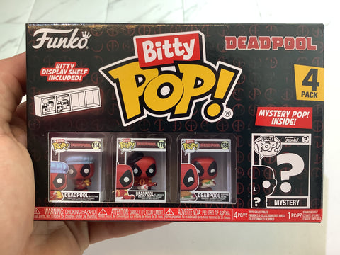 Funko Bitty Pop Deadpool Bathtime 4Pack