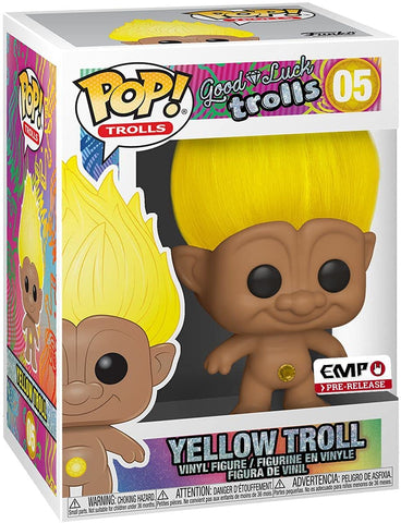 Funko Pop Good Luck Trolls Yellow Troll #05