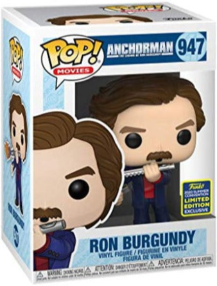 Funko Pop! Anchorman Ron Burgundy with Flute #947 2020 Summer Convention Exclusive