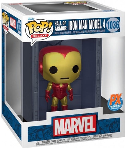Funko Pop! Deluxe Marvel Hall of Armor: Iron Man Model 4 #1036