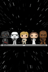Funko Pop! Darth Vader, Stormtrooper, Luke Skywalker, Princess Leia, Chewbacca (5 Pack)