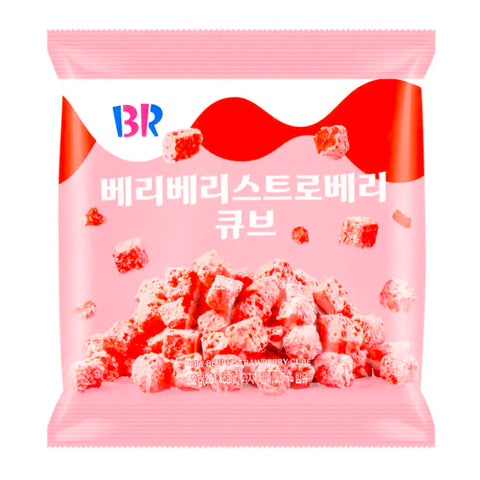 Baskin Robins Berry Berry Strawberry Cubes (52g) (Korea)