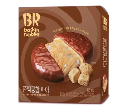 Baskin Robbins Zzon Tteok Cream Pie (264g) (Korea)