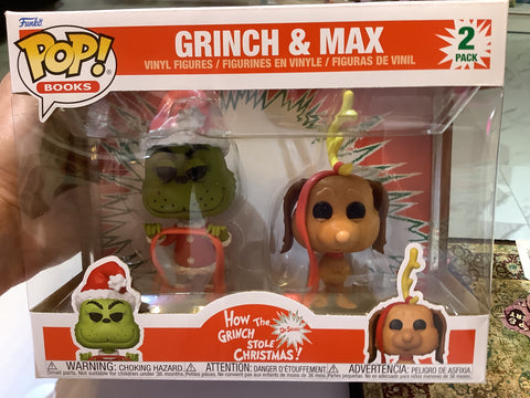 Funko Pop Books How The Grinch Stole Christmas Grinch & Max 2 Pack