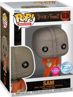 Funko Pop Trick r Treat Sam 1036 FLOCKED Spirit Halloween Exclusive POP SHOP GALLERY