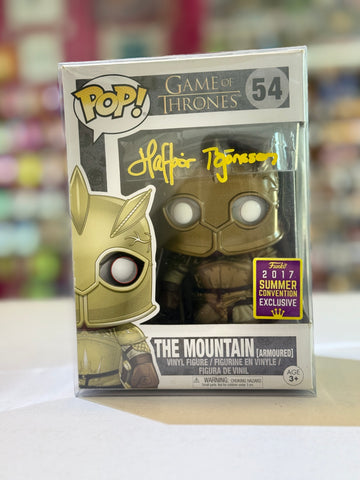 Funko POP! Game of Thrones: The Mountain (Armoured) 54 SIGNED by Hafþór Júlíus Björnsson