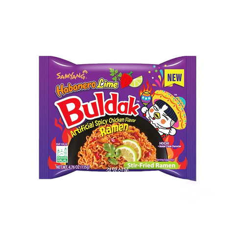 Samyang Buldak Habanero Lime Spicy Ramen (135g) (Korea)