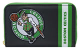 Loungefly NBA Boston Celtics Patch Icons Zip Around Wallet