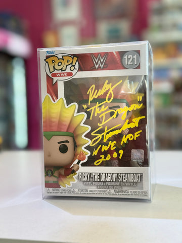 Funko POP! WWE: Ricky “The Dragon” Steamboat 121 SIGNED