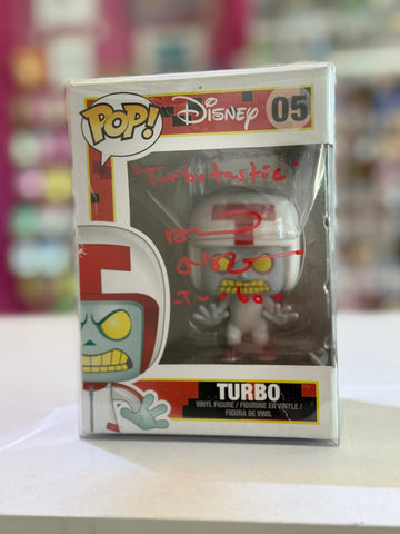 Funko POP! Disney: Turbo 05 SIGNED by Alan Tudyk
