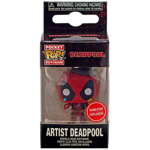 Funko Pocket Pop! Artist Deadpool Vinyl Figure Keychain