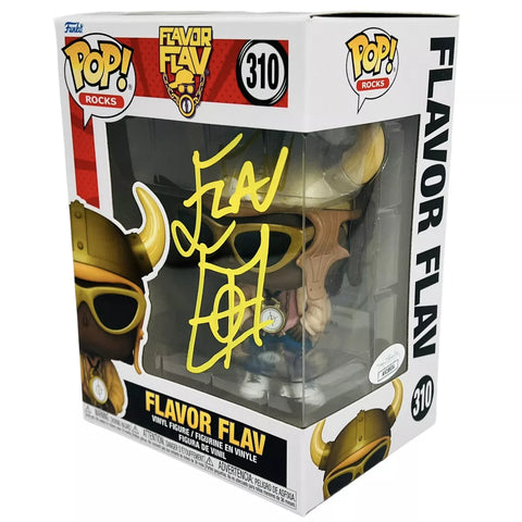 Funko FLAVOR FLAV AUTOGRAPHED SIGNED FUNKO POP FIGURE PUBLIC ENEMY RAP JSA COA (200 PIECES) 7BAP