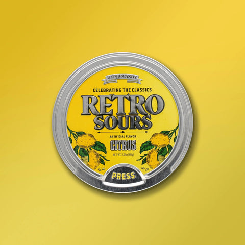 Retro Sours Citrus 60g - Canada