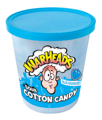 Warheads Shake to make Blue Raspberry Cotton Candy 44.5g