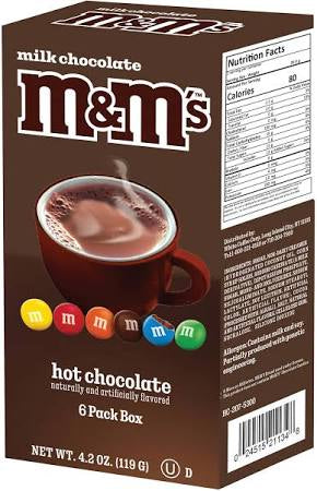 M&M’s Hot Cocoa - 6 pack- 119g