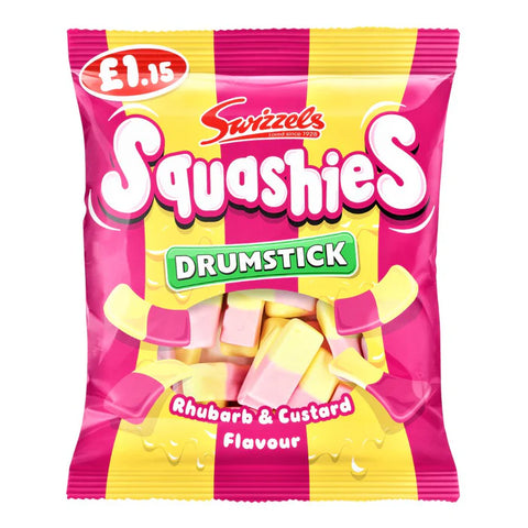 Swizzels Drumstick Squashies Rhubarb & Custard 120g - Ireland