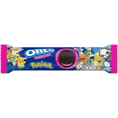 Oreo Pokémon Edition - Strawberry Creme - 119.6g - Indonesia