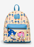 Loungefly x Sonic The Hedgehog Amy Rose & Sonic Mini Backpack