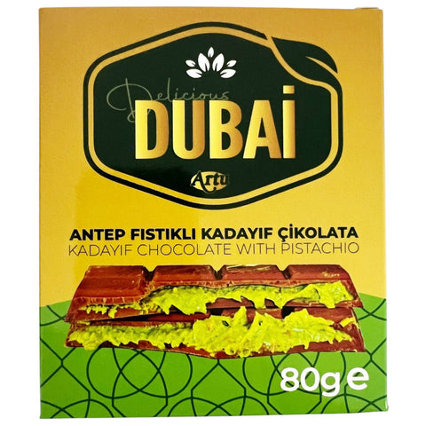 Artu Dubai Chocolate with Pistachio (80g) (Jordan)
