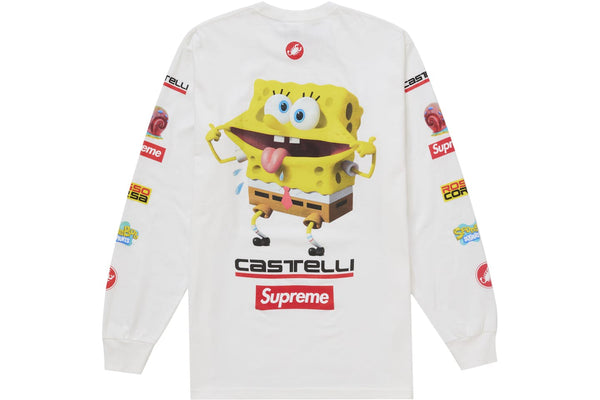 人気便利グッズ Tee L/S Racing SpongeBob/Castelli Supreme (XL) SHOP POP – トップス