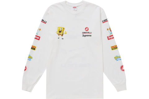 Supreme SpongeBob/Castelli Racing L/S Tee (XL) – POP SHOP