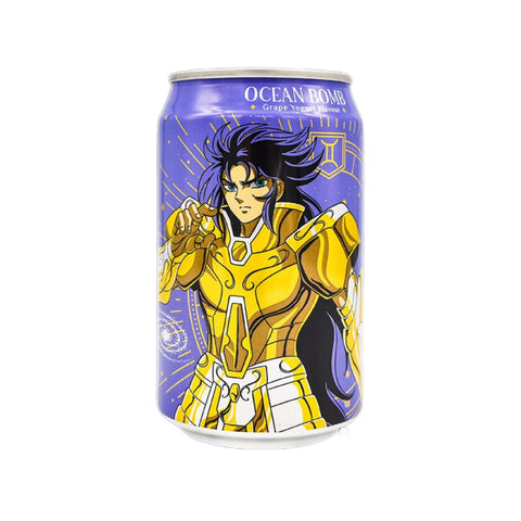 Ocean Bomb Saint Seiya Sparkling Water Grape Yogurt Flavor