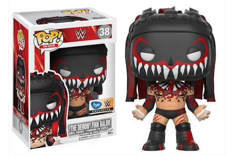 Funko POP! WWE: “The Demon” Finn Bálor 38 (FYE x WWE Exclusive) BOX DISCOLORATION DAMAGE