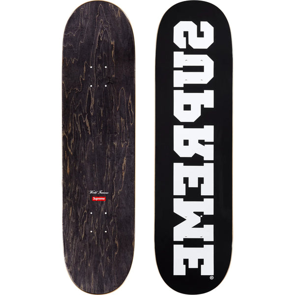Supreme Reverse Collegiate Skateboard Deck – POP SHOP & GALLERY