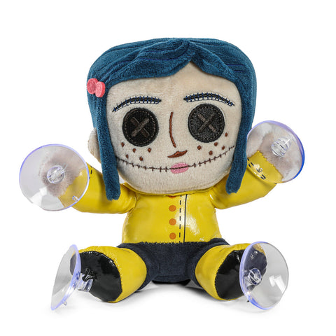 Kidrobot x Coraline - Button-Eyed Coraline Plush Window Clinger