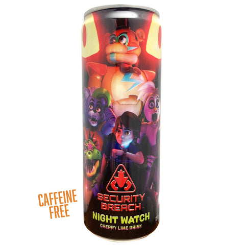 Five Nights at Freddy's Night Watch Cherry Lime Drink (350mL) (Caffeine Free)