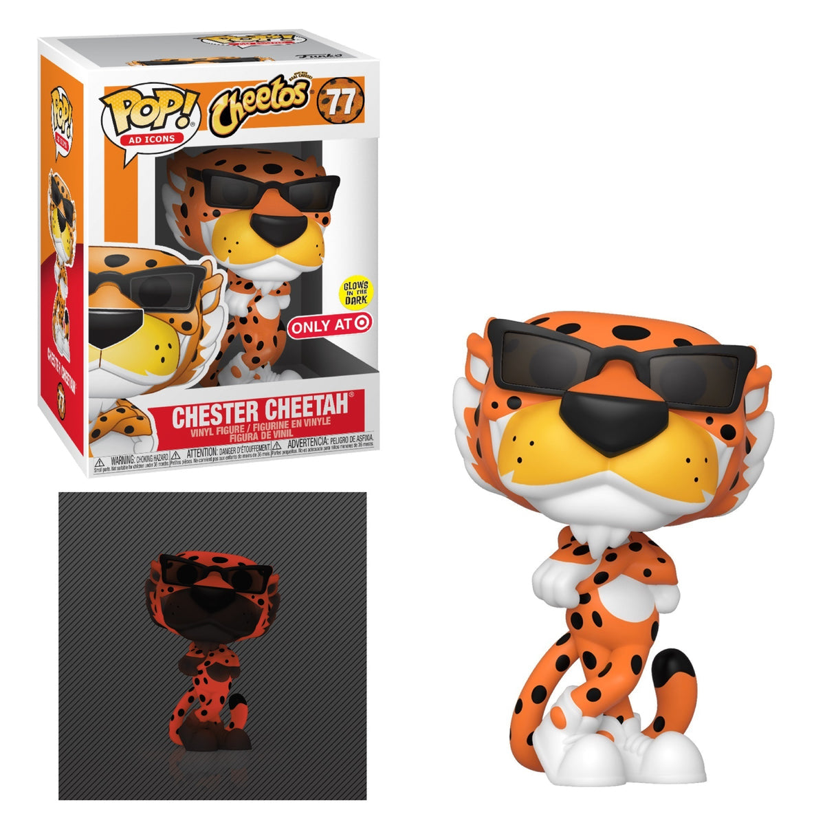 Funko POP! Ad Icons: Chester Cheetah 77 (Glows in the Dark) (Only at T ...